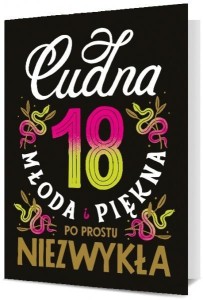 KARNET URODZINY 18 DAMSKIE K. B6-1897