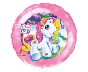BALON FOLIOWY 46CM PONY OKRĄGŁY