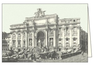 KARNET Z KOPERTĄ ITW 002 ROMA FONTANA DI TREVI