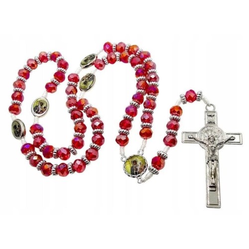 Różaniec czerwony M.B. Częstochowska