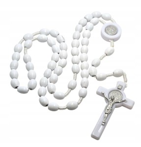 RÓŻANIEC ŚW. BENEDYKT BIAŁY