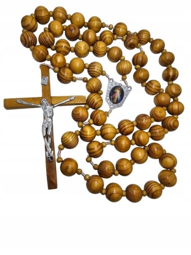 Różaniec J.U.T. drewniany