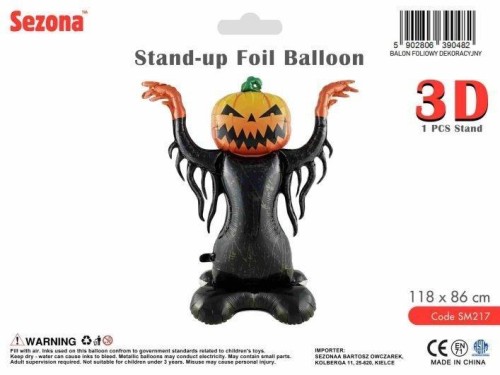 Balon Halloween Dynia potwór 118x86cm