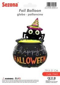 BALON HALLOWEEN KOCIOŁ 79X51CM