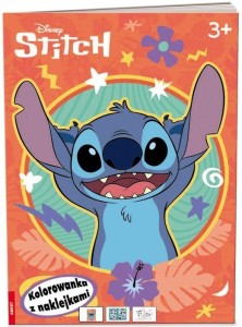 STITCH. KOLOROWANKA Z NAKLEJKAMI, PRACA ZBIOROWA