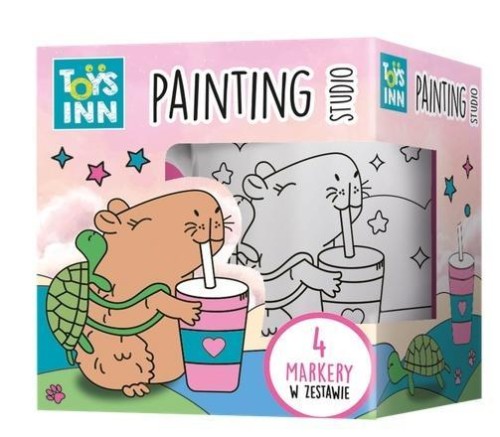 Kubek do kolorowania z markerami Kapibara, STnux