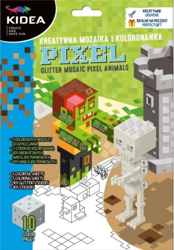 Mozaika i kolorowanka Pixel KIDEA, DERFORM