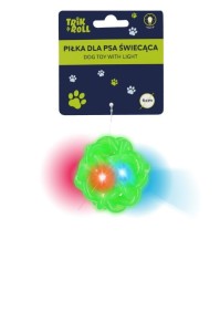 PIŁKA DLA PSA ŚWIECĄCA