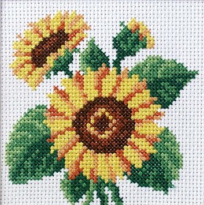 HAFT KRZYŻYKOWY - SŁONECZNIKI, ANEX-BIS