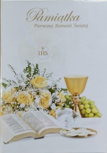 KSIĄŻECZKA BROKAT A5 KOMUNIA WZÓR NR 019