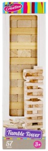 GRA WIEŻA DREWNIANA, MEGA CREATIVE