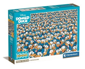PUZZLE 1000 COMPACT IMPOSSIBLE PUZZLE! DONALD DUCK
