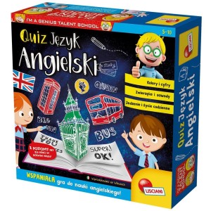 MAŁY GENIUSZ- JĘZYK ANGIELSKI QUIZ, LISCIANI