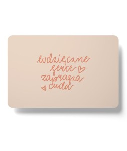 MAGNES NA LODÓWKĘ - WDZIĘCZNE SERCE, SZARON