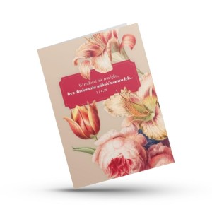 KARTKA SKŁADANA - W MIŁOŚCI NIE MA LĘKU - KWIAT