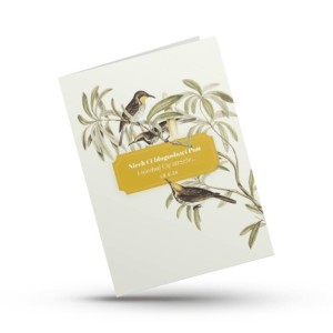 KARTKA SKŁADANA - BŁOGOSŁAWIEŃSTWO - PTASZKI