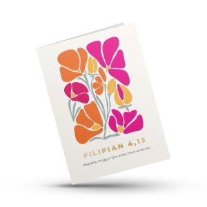 KARTKA SKŁADANA - WSZYSTKO MOGĘ W TYM - MODERN