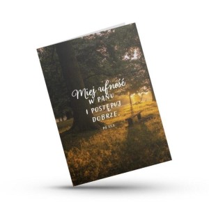 KARTKA SKŁADANA - MIEJ UFNOSĆ W PANU - DRZEWO