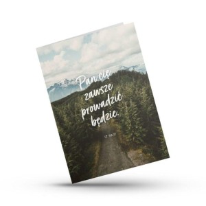 KARTKA SKŁADANA - PAN CIĘ ZAWSZE - LAS