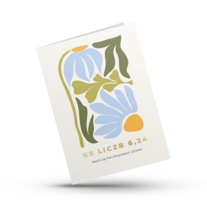 KARTKA SKŁADANA - NIECH CIĘ PAN - MODERN