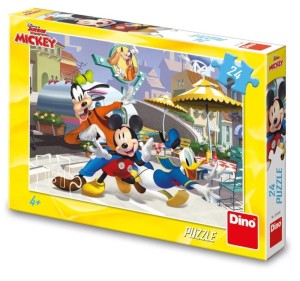 PUZZLE 24 MYSZKA MIKI I PRZYJACIELE, DINO TOYS