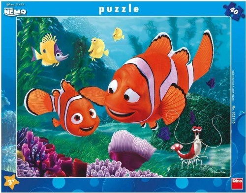 Puzzle 40 ramkowe Nemo, Dino Toys