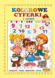 KOLOROWE CYFERKI I LICZBY PASJA, HALINA GOŁEK