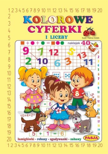 Kolorowe cyferki i liczby PASJA, Halina Gołek
