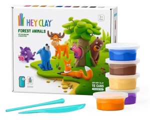 HEY CLAY - ZWIERZĘTA LEŚNE + AKCESORIA, TM TOYS