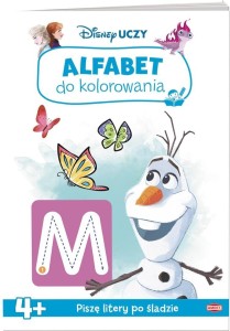 DISNEY UCZY. KRAINA LODU. ALFABET DO KOLOROWANIA
