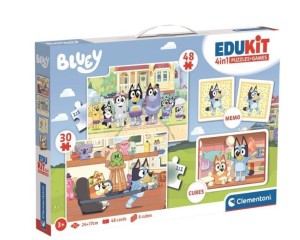EDUKIT 4W1 BLUEY, CLEMENTONI