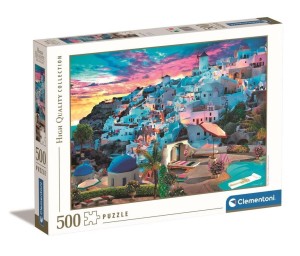 PUZZLE 500 HQ GREECE VIEW, CLEMENTONI