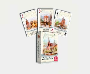 KARTY KRAKÓW AKWARELE 1X55 CARTAMUNDI, CARTAMUNDI