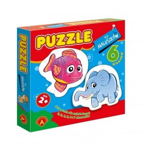 PUZZLE DLA MALUSZKÓW RYBKA ALEX, ALEXANDER