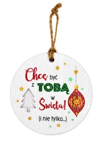 ZAWIESZKA CERAMICZNA BOŻE NARODZENIE