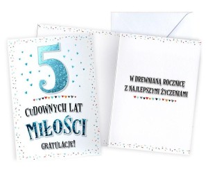 KARNET ROCZNICA ŚLUBU 5
