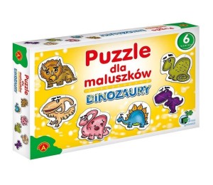 PUZZLE DLA MALUSZKÓW DINOZAURY ALEX, ALEXANDER
