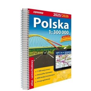 POLSKA ATLAS SAMOCHODOWY 1:300 000