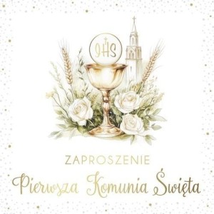 ZAPROSZENIE KOMUNIA (10SZT)