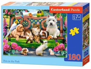 PUZZLE 180 PETS IN THE PARK CASTOR, CASTORLAND