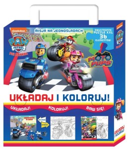PSI PATROL. UKŁADAJ I KOLORUJ
