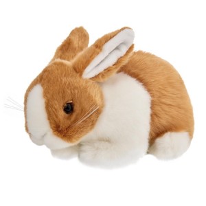 KRÓLICZEK BRĄZOWO-BIAŁY 18CM, BEPPE