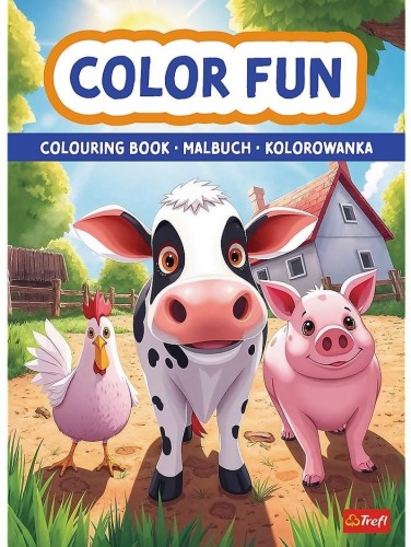 Zwierzęta na farmie. Kolorowanka. Malbuch