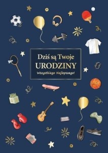 KARNET URODZINY DLA NIEGO