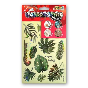 NAKLEJKI HOLOGRAPHIC LEAVES PENMATE