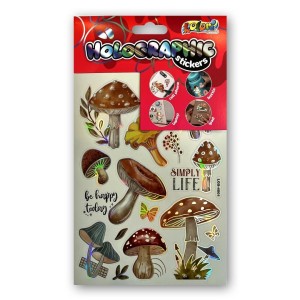 NAKLEJKI HOLOGRAPHIC MUSHROOMS PENMATE