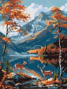 MALOWANIE PO NUMERACH - MAGIA NATURY 30X40CM