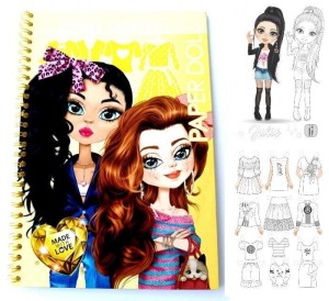 WYCINANKI KOLOROWANKI LALKI - ŻÓŁTE FRESH