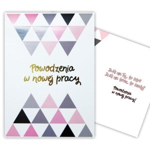 KARTKA OKOLICZNOŚCIOWA POWODZENIA W NOWEJ PRACY