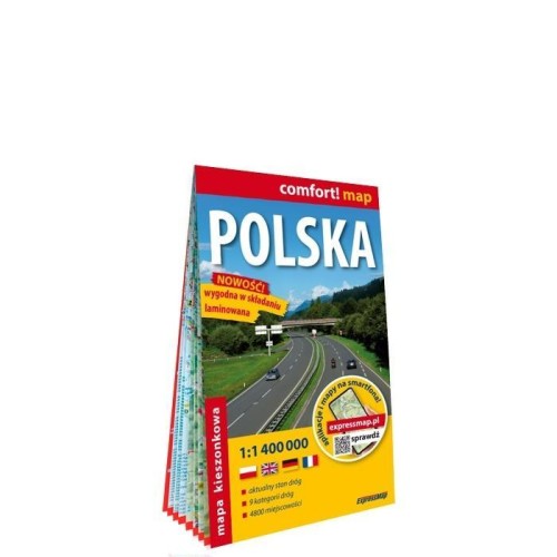 Comfort! map Polska 1:1 400 000 midi mapa w.2026